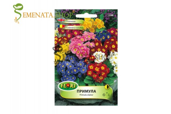 Семена на градинска Иглика микс - Primula elatior Семена на градинска Иглика микс - Primula elatior